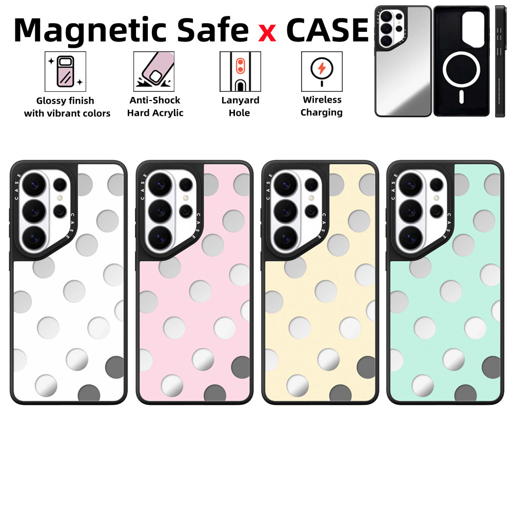 เหมาะสําหรับ Samsung Galaxy S26 S25 S24 Ultra S23 Plus เคสโทรศัพท์Yulakt Soda Ramune SodaMirror แม่เหล็กปลอดภัยปลอกกันกระแทกความต้านทานฝาครอบป้องกัน