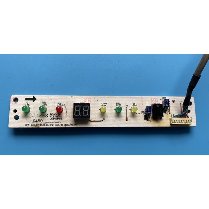 202302130673 บอร์ดไฟแสดงผลแบบถอดประกอบดั้งเดิม KFR-26G/DY-IA. ง.01.XP2-1