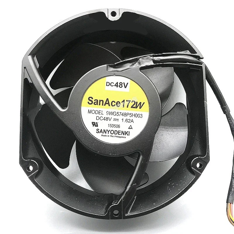 9WG5748P5H003 Sanace 172w รุ่น DC 48V 1.62A PC กรณี Gamer ตู้ความร้อนวางเมนบอร์ดโปรเซสเซอร์ Cooler พ