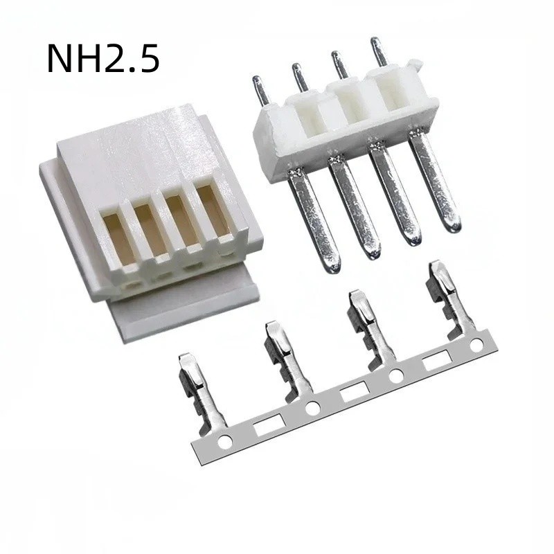 20PCS NH2.5 พร้อมตัวล็อคยางเปลือก H3P ตรงซ็อกเก็ต B6P-SFH connector 001T terminal 2P3P4P5P6-10P