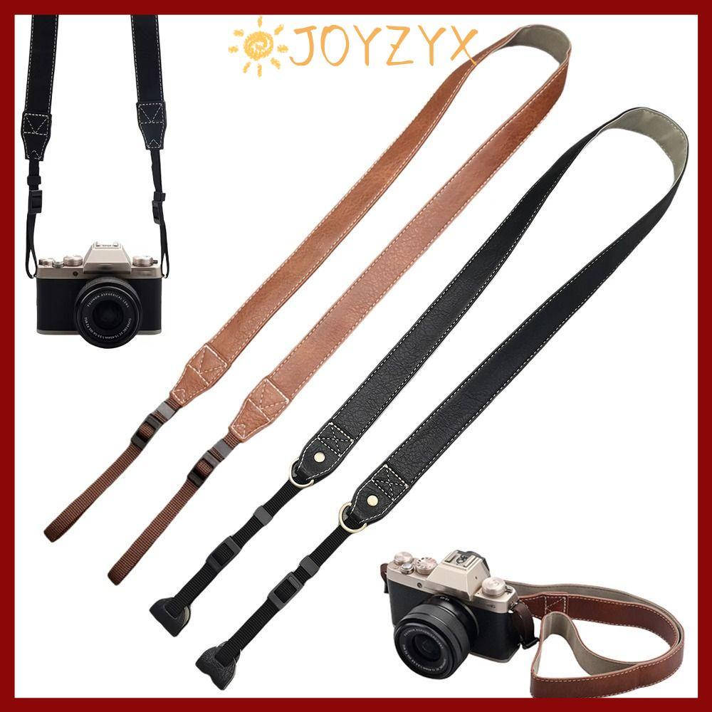 CODJOYZYX Micro Single Strap, PU Leather Adjustable Camera Strap, Accessories Retro SLR Cameras Stra