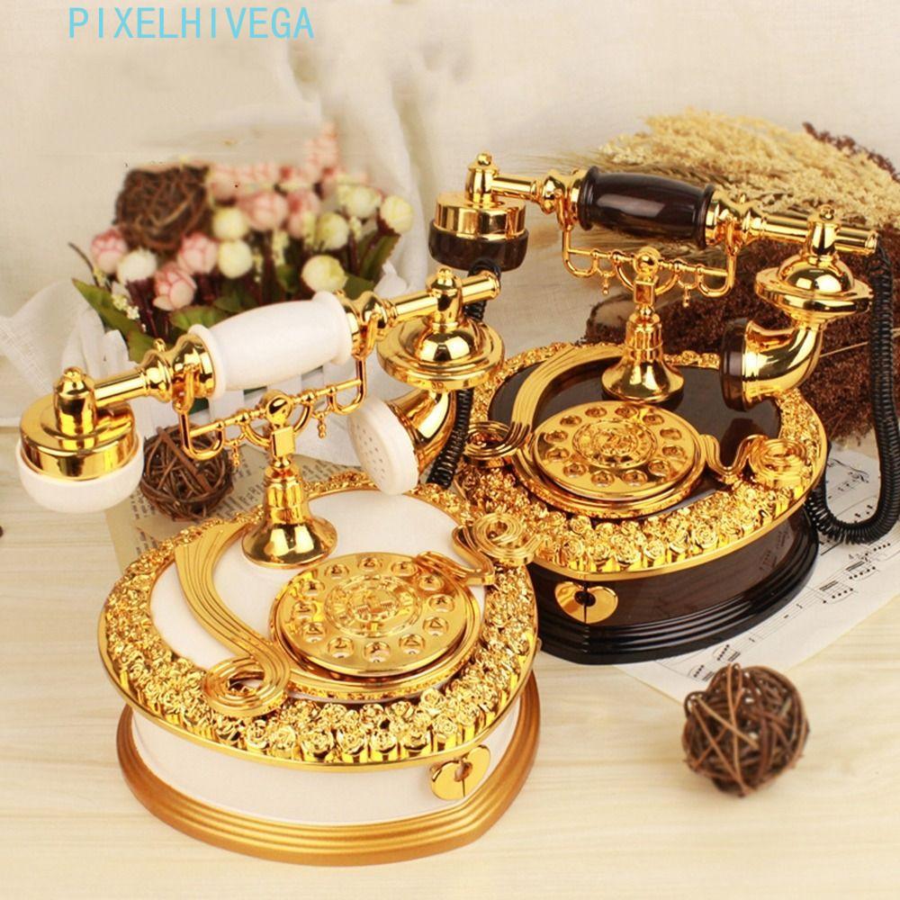 กล่องดนตรีโทรศัพท์ พิกเซลไฮเวก้า, ของจิ๋วโทรศัพท์หน้าปัด หน้าท้อง สไตล์คลาสสิก, กล่องดนตรีรุ่นโทรศัพท์ สมัยเก่าแสงหรูหราที่เก็บเคร