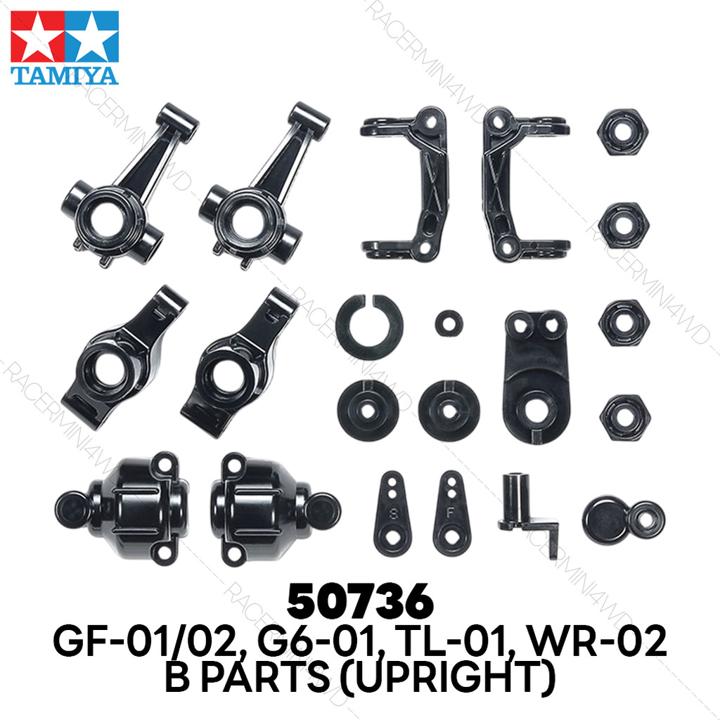 TAMIYA 50736 G6-01.GF-01CB.M-03.TL01,WR-02 B Parts (Upright)