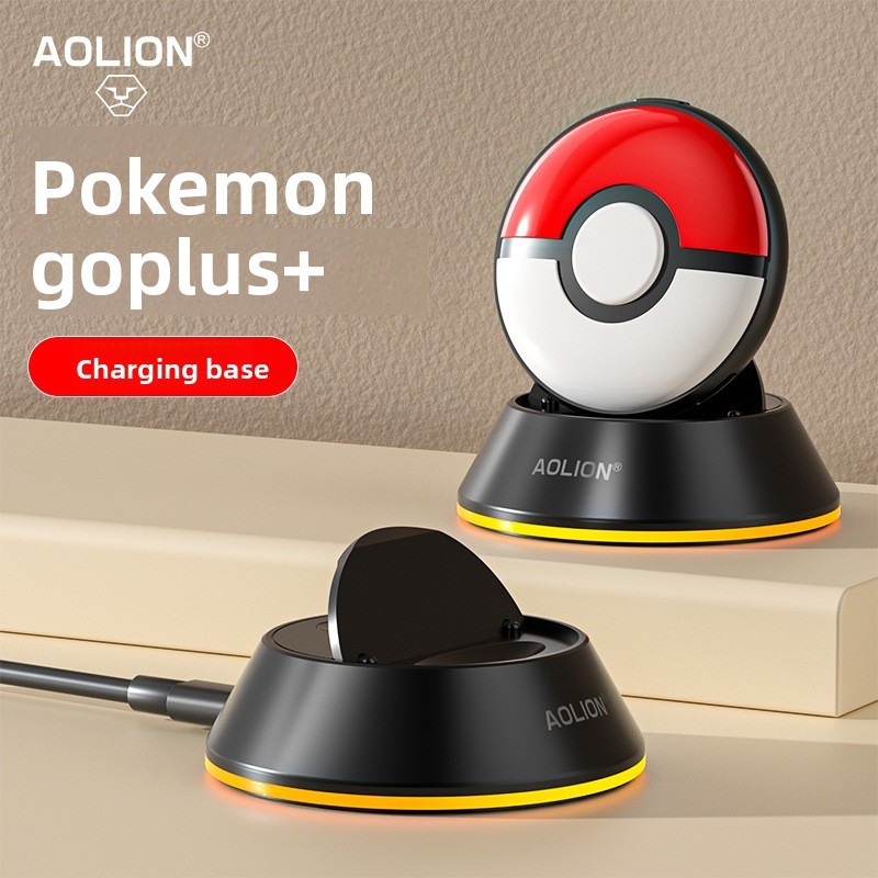 Pokémon Pokémon Pokémon GO Plus+Magnetic Charger, Switch แท่นชาร์จ Poké Ball sleep