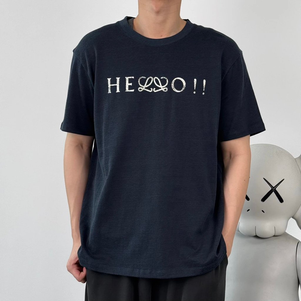 [Global Second Good] L0EWE SS26 "Exclusive Silk Screen Printing Craft" Spring Summer Series Cotton B