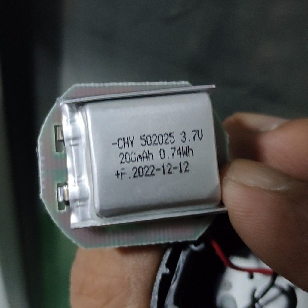 502025แบตเตอรี่ลิเธียมโพลิเมอร์ 3.7V เหมาะสําหรับไฮโดรเจน-ที่อุดมไปด้วยถ้วยน้ําแบตเตอรี่ลิเธียม 200m