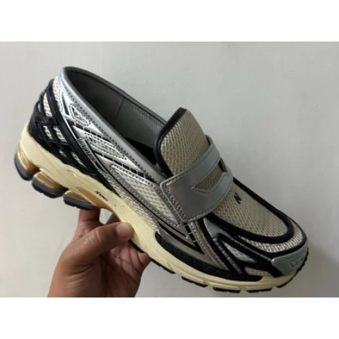 2026 1906L Watanabe Mens Loafer โลหะสีเงินและสีดํา (สไตล์ผู้ชายผู้หญิง) 1