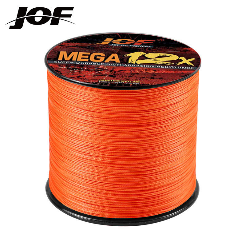 JOF 500m 12-Strand PE Braid Floating Line สําหรับเหยื่อตกปลาคาร์พ