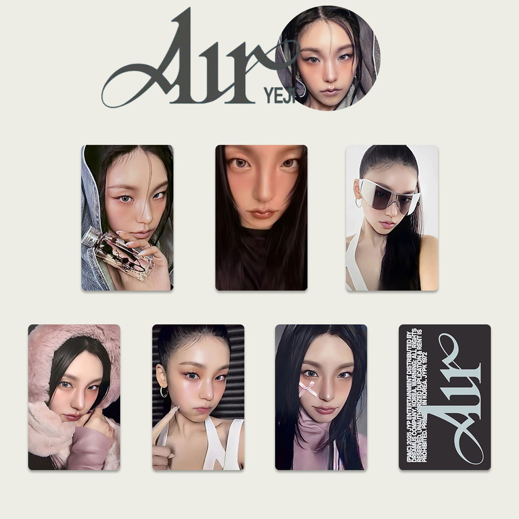 ITZY บันได YEJI YEJI Solo สินค้า AIR อัลบั้ม Photocard WM Bonus Card รุ่น PB Photocard SW MS
