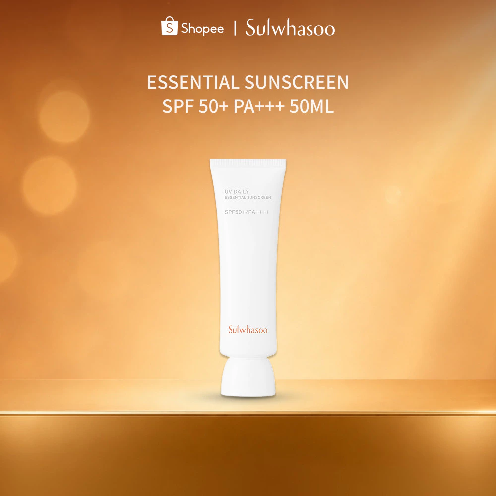 SULWHASOO UV Daily Sunscreen SPF 50+/ PA+++ 50ml./30ml. โซลวาซู ครีมกันแดด สูตรเอสเซนเชียล/โทนอัพ