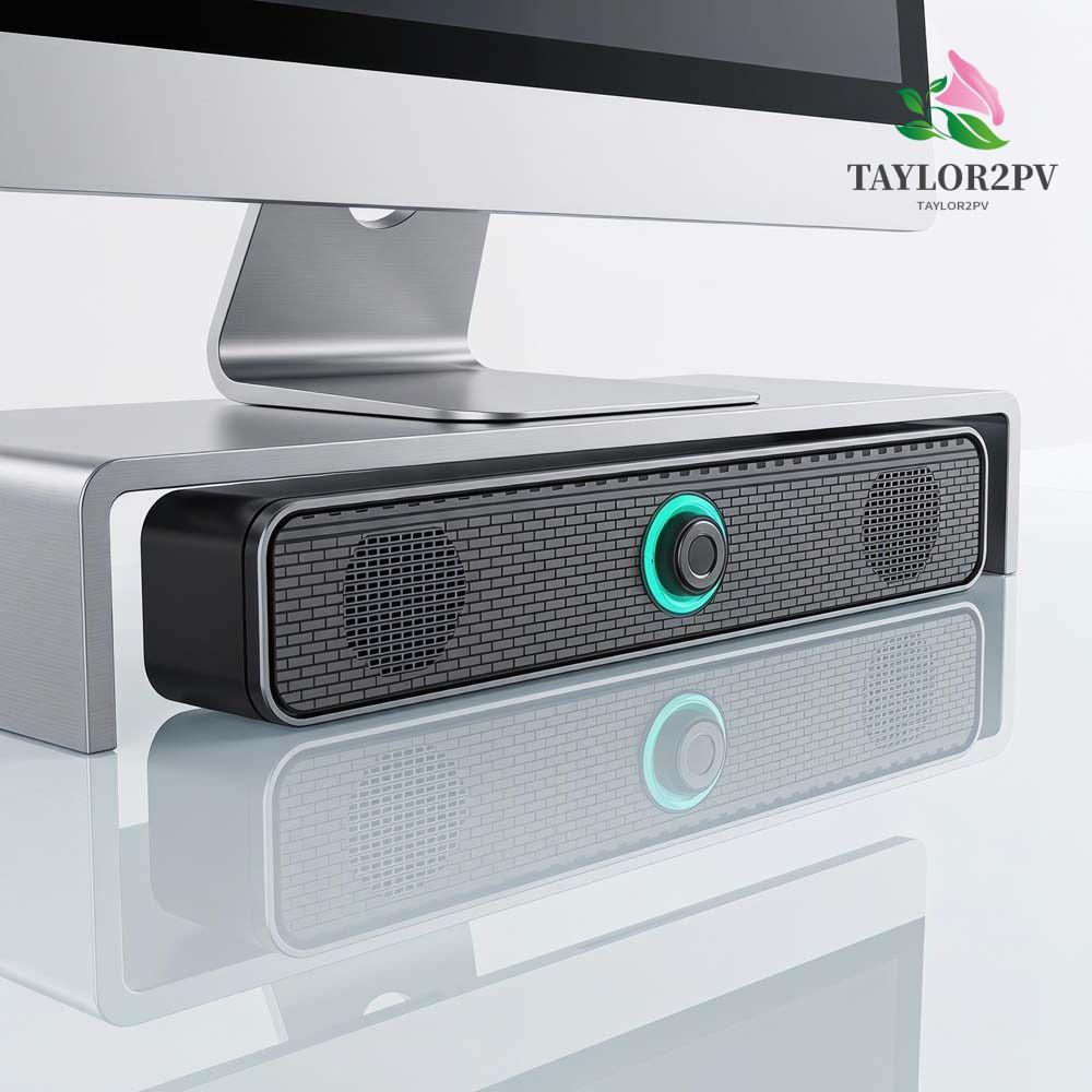 TAYLOR2PV PC Soundbar, ลําโพง Soundbar โฮมเธียเตอร์เสียงเซอร์ราวด์, ระบบเสียง USB Powered Wired Soun