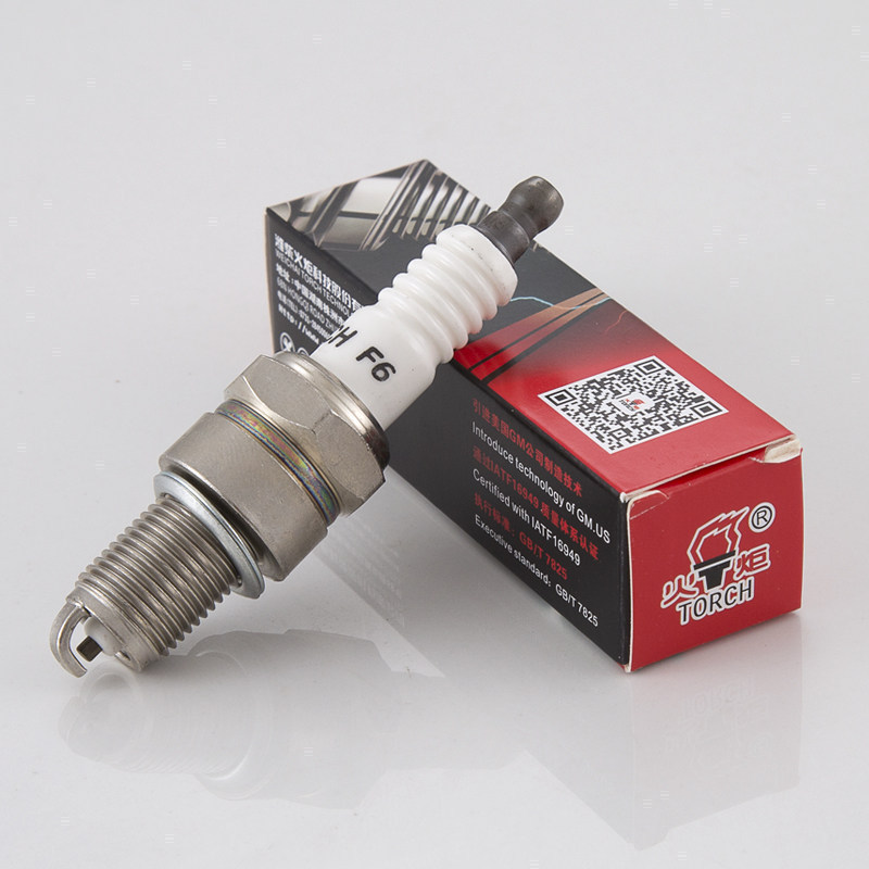 ไฟฉาย Spark Plug F6 เครื่องกําเนิดไฟฟ้าปั๊มน้ําเครื่องตัดหญ้า Extender Van F5TC F6TC F7TC