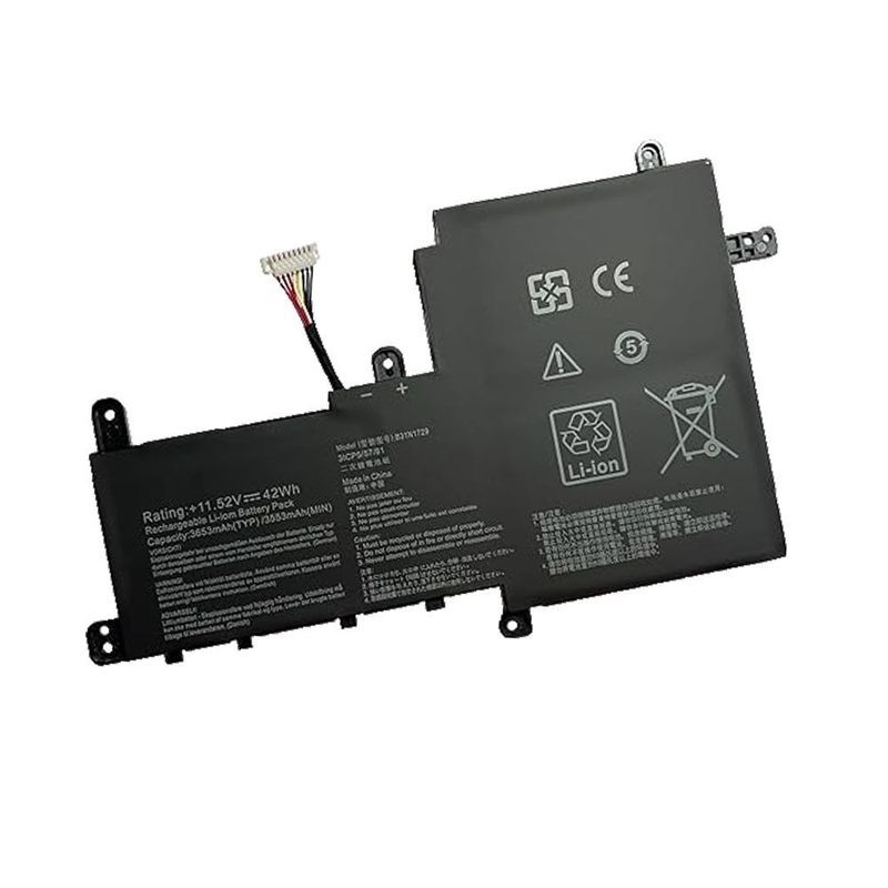 เหมาะสําหรับ Asus S5300F/U S530UA S530UN X530FN B31N1729 แบตเตอรี่แล็ปท็อป