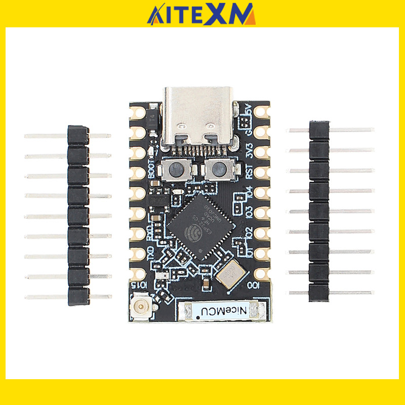 Mini ESP32-C5 บอร์ดพัฒนา ESP32 C5 2.4G + 5G Dual-Band WiFi6 บลูทูธ 5 บอร์ดพัฒนาสําหรับ Zigbee ด้าย