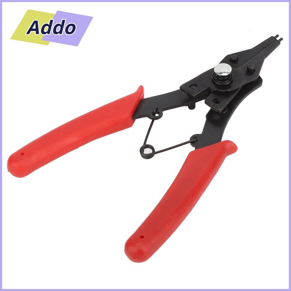 ADDO.PH 2 ชิ้นชุด Circlip คีมชุด, 4 in 1 Combination เปลี่ยนขากรรไกรหัวยึดแหวนคีม, 45 90 180 องศามุม