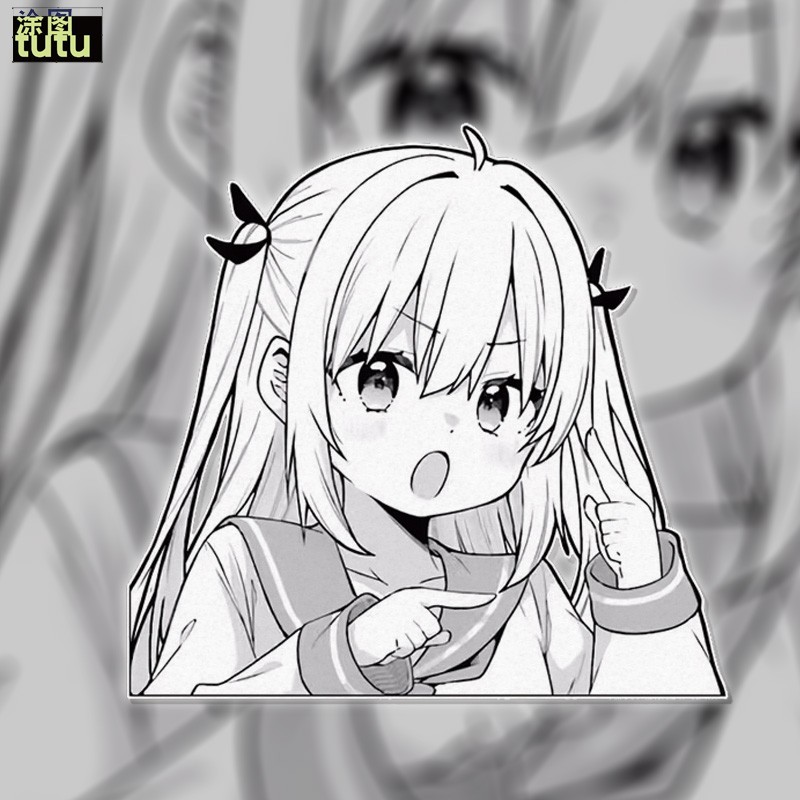 [คลังสินค้าพร้อม] ATRI ATRI Carrot การ์ตูนอะนิเมะรอยขีดข่วนตกแต่งเคสคอมพิวเตอร์สะท้อนแสงสติ๊กเกอร์ติ