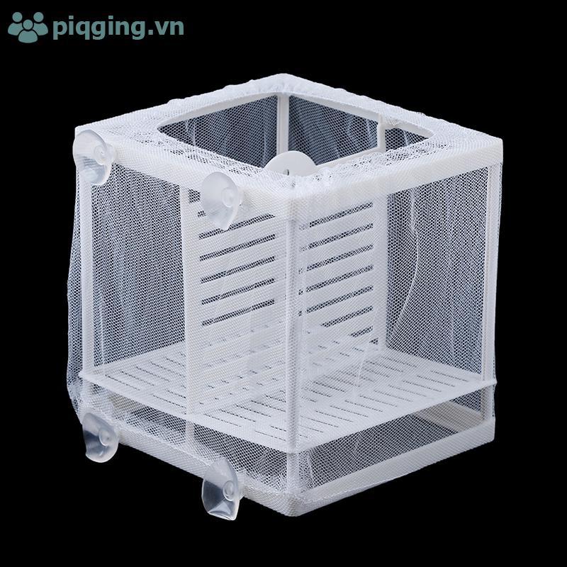 Piqging Aquarium Fish Tank Guppy Breeder Baby/Fry Net Trap Box Hatchery VN