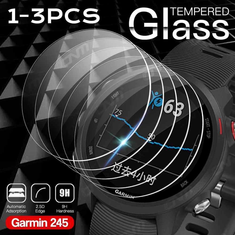 3PCS สมาร์ทนาฬิกา Clear Anti Scratch ป้องกันหน้าจอสําหรับ Garmin Forerunner 255 255M 265 265S 965 95