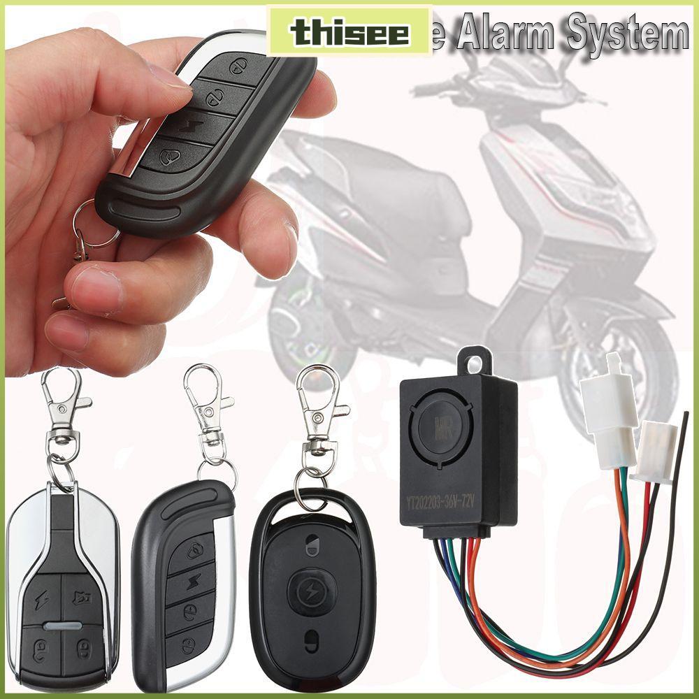 THISEPH E-Bike Alarm System Accessories Refitting Parts Anti-Theft Motorcycle Scooter