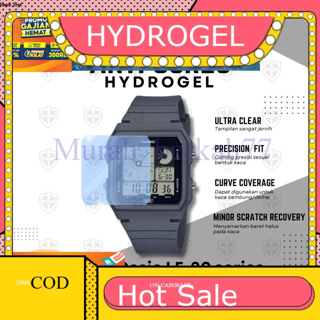 HYDROGEL ไฮโดรเจลป้องกันรอยขีดข่วนสําหรับ Casio LF20 LF 30