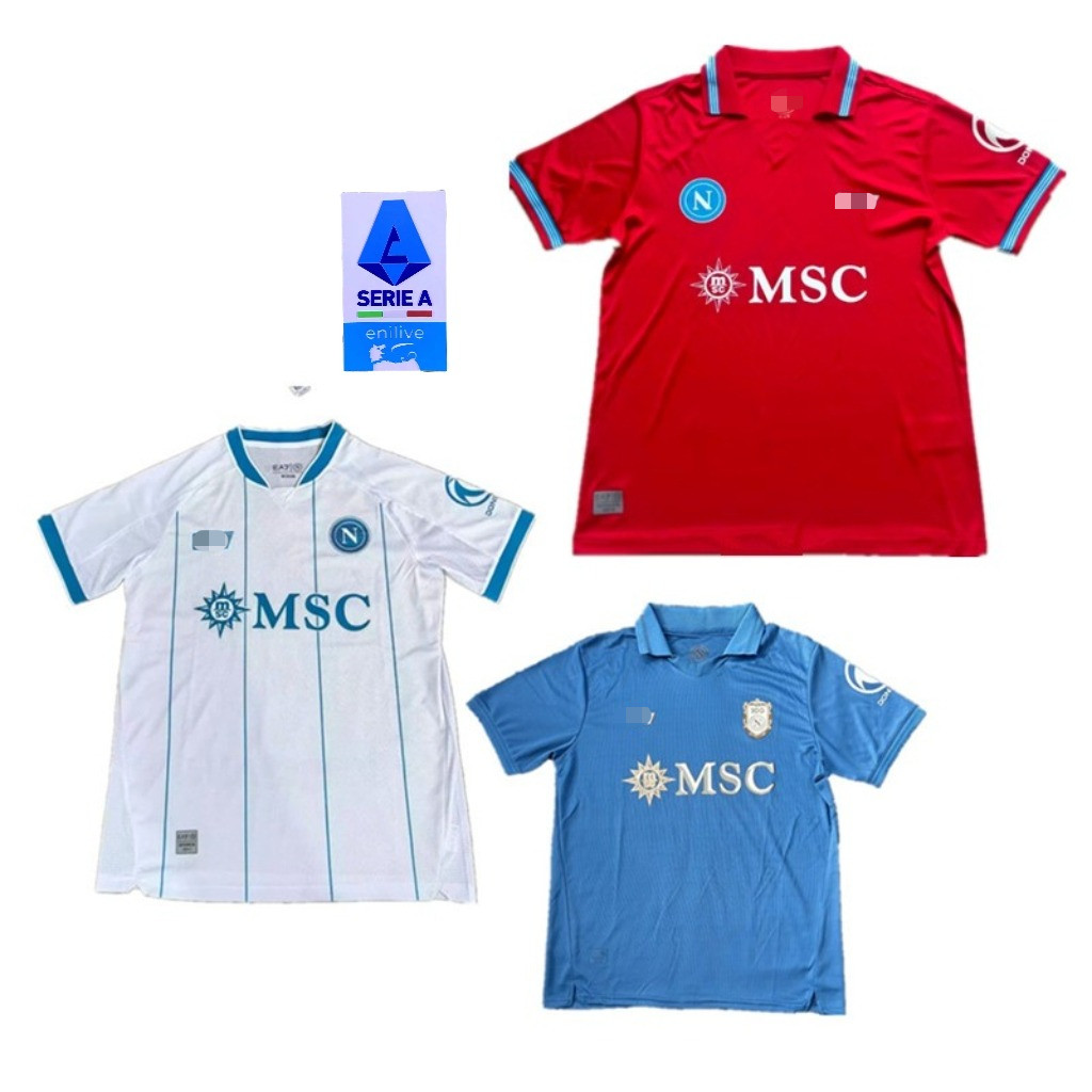 Napoli Jersey 26 27 Special Edition เสื้อฟุตบอล Halloween Home Away แฟนที่สามออก