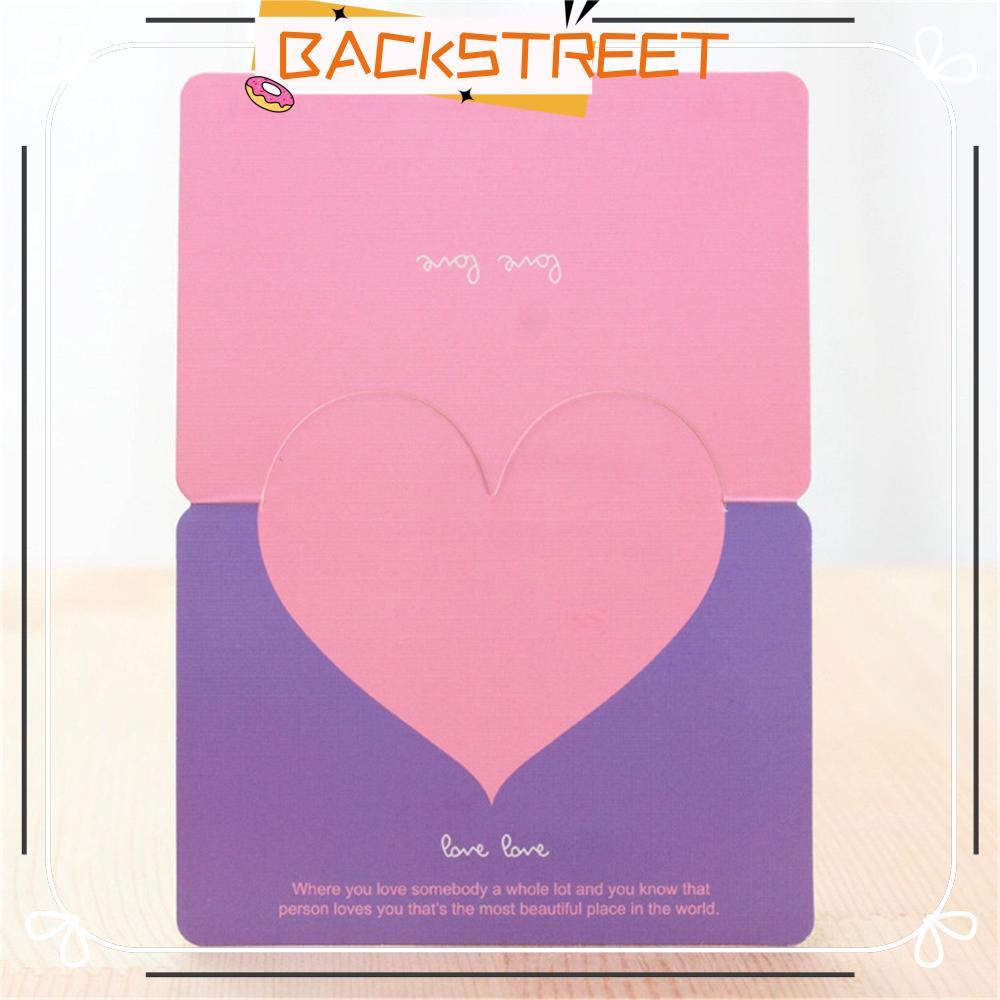 BACKSTAGE Thank You Card Gift การ์ดอวยพรวันเกิดโรแมนติก