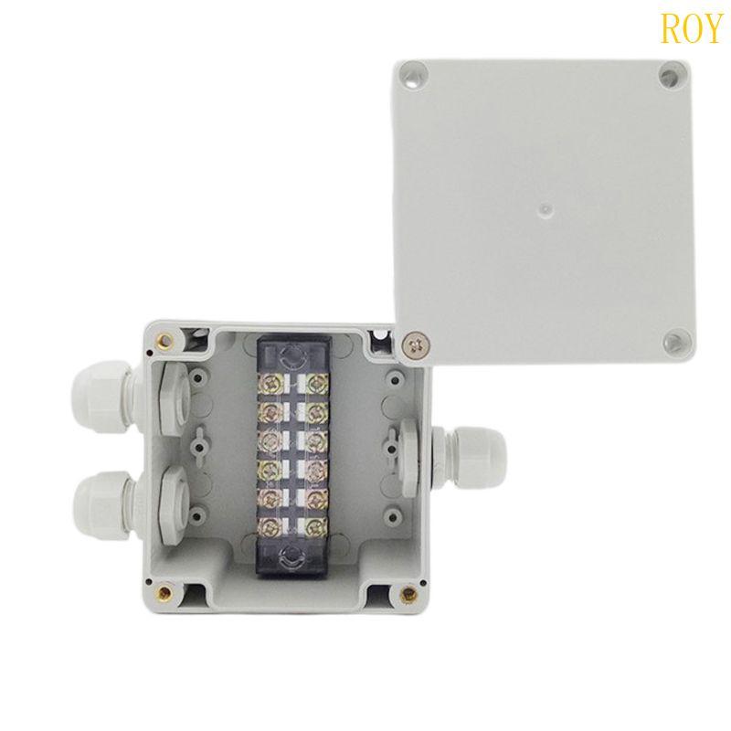 ROY ตู้กันน้ําสําหรับกรณีกล่องแยกไฟฟ้าเชื่อมต่อเทอร์มินัลสายไฟ 83x81x56 มม.