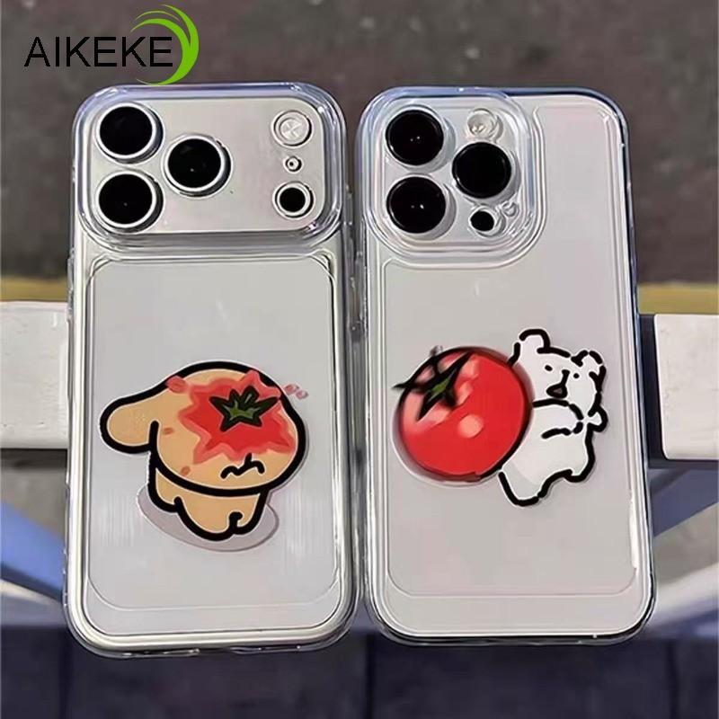 น่ารักตลกมะเขือเทศลูกสุนัขสุนัขคู่เคสโทรศัพท์สําหรับOPPO F7 F5 F31 F7 F29 F27 F25 F23 F21 F21S F19S 