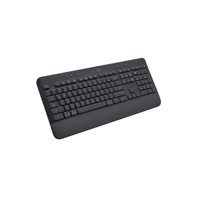 เหมาะสําหรับคีย์บอร์ดไร้สายบลูทูธ Logitech K650 คีย์บอร์ดสํานักงานธุรกิจพร้อมที่วางฝ่ามือ 107 คีย์ j