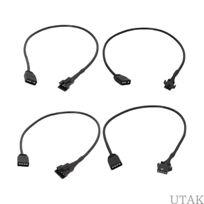 TAKE 2 ชิ้น ARGB สายสําหรับ DEEPCOOL Lian Li ARGB Connectors สายเคเบิลอะแดปเตอร์
