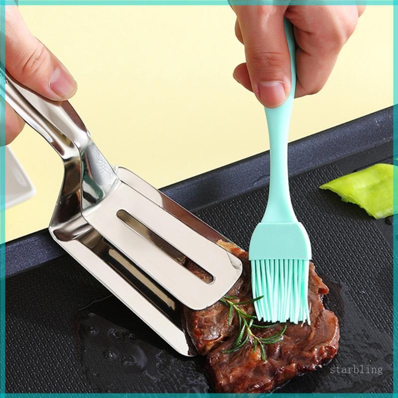 Star Silicones Basting Brushes Kitchen Brushes Set แปรงย่าง Set Silicones Texture for BBQ Baking and