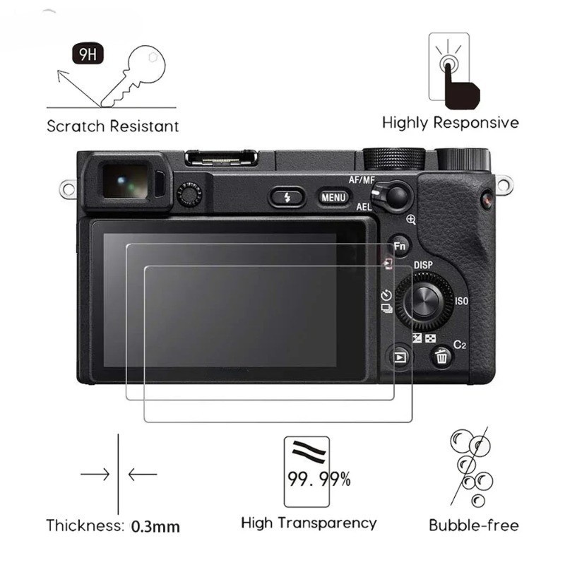 1/2/3PCS กระจกนิรภัยป้องกันหน้าจอสําหรับ Panasonic GF1 GF2 GF6 GF7 GH5 GH5 II GH5S GH6 GH6L GH7 GH7G