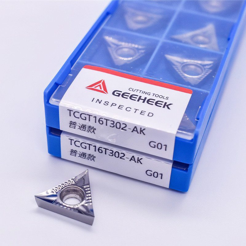 ใบมีด CNC TCGT16T302-AK/TCGT16T304-AK/TCGT16T308-AK อลูมิเนียมใช้บดเต็ม