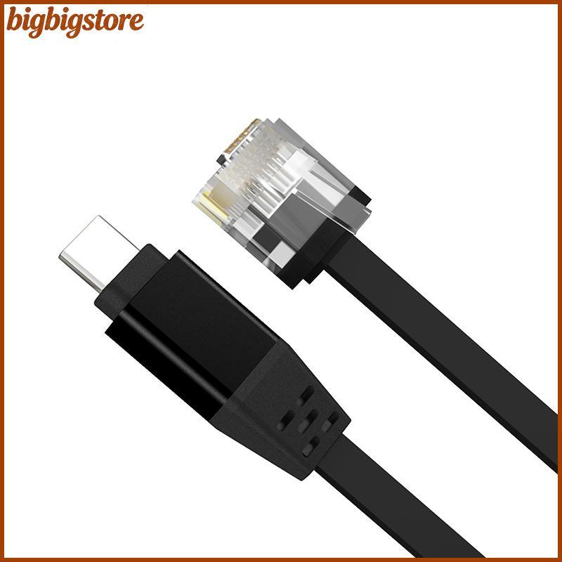 Big 1000m Type-C TO RJ45 สายเชื่อมต่อโทรศัพท์อะแดปเตอร์เครือข่ายแบบมีสายสําหรับแล็ปท็อปแท็บเล็ตสําหร