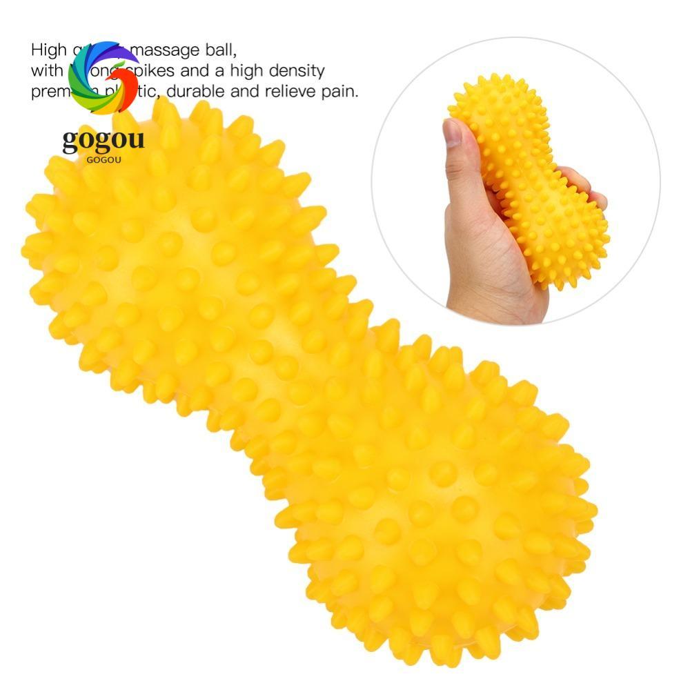 GOGOU Spiry Massage Ball, PVC Handheld Peanut Massage Ball, Durable Roller Function Muscle Relaxing 