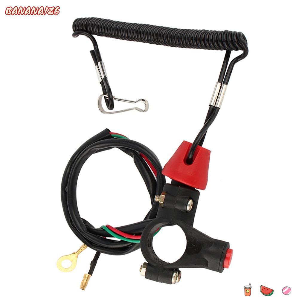 BANANA1Z6 ความปลอดภัย Tether Lanyard, CO (ตัด) เครื่องยนต์ไร้สายฆ่าสวิทช์,ฉุกเฉินกันน้ํา 12V สวิตช์ป
