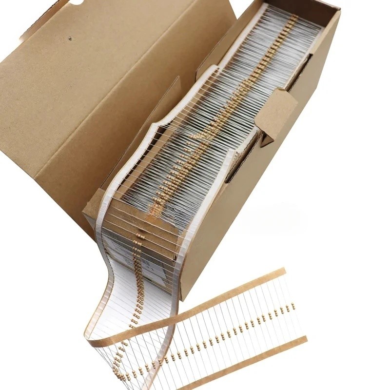 5000pcs 1/4W ตัวต้านทานฟิล์มคาร์บอน 5% 0.25W 0R - 22M 10 47 100 470 510 1K 3.3K 10K 22K 47K 100K 220