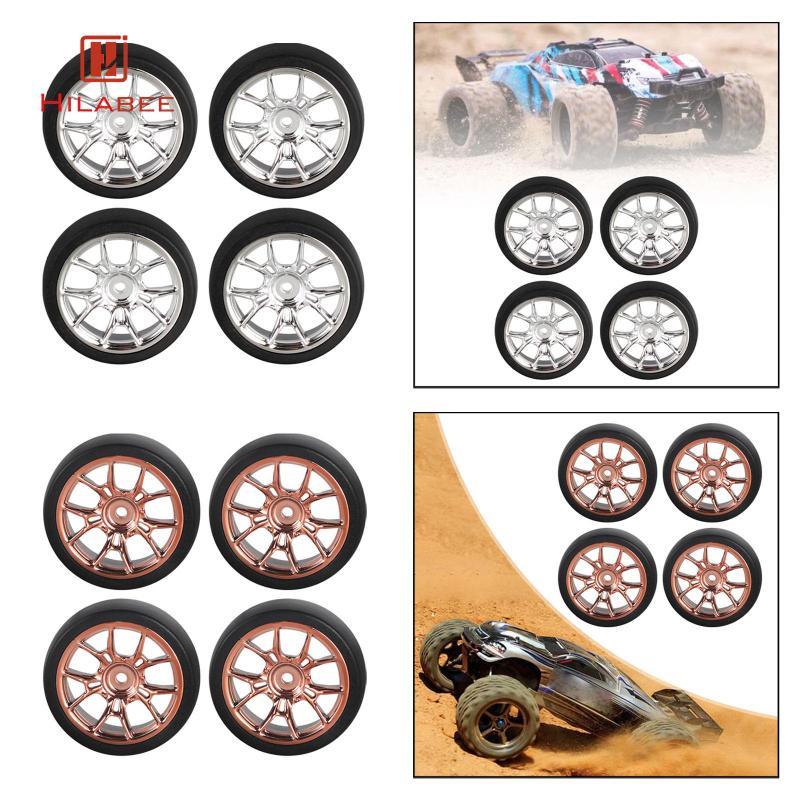 [UsusexaMY] 4 ชิ้น RC รถ Drift ยาง, เปลี่ยน Rally Drift Tyres สําหรับ 1:18 RC Touring Drift รถบรรทุก