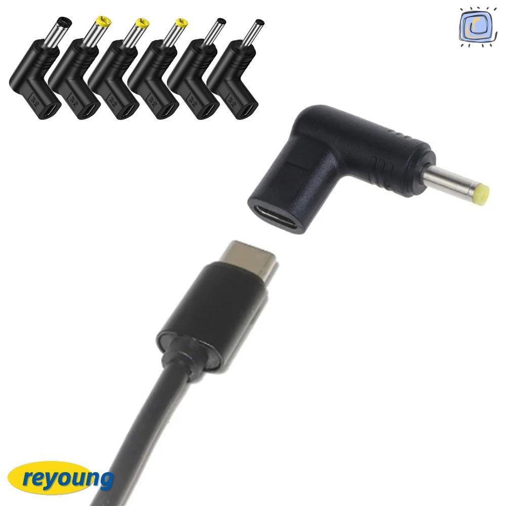 REYOUNG USB C PD to DC Power Connector, Universal 5V 9V 12V Type C to DC Jack Plug, for Router Table