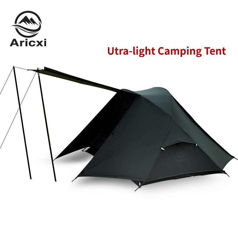 Aricxi เต็นท์คนเดียว น้ำหนักเบา 1.7kg ผ้า 15D ไนลอน เคลือบซิลิโคน กันน้ำ PU5000mm+ กันลม กันฝน ตั้งเ