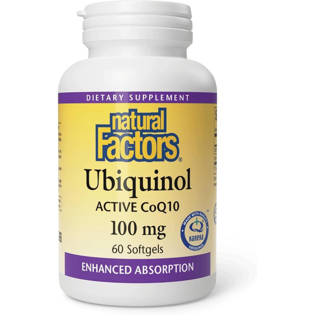UBIQUINOL QH ACTIVE COQ10 | ปัจจัยทางธรรมชาติ 60 ซอฟท์เจล UBIQUINOL QH ACTIVE COQ10(บรรจุภัณฑ์อาจวาร