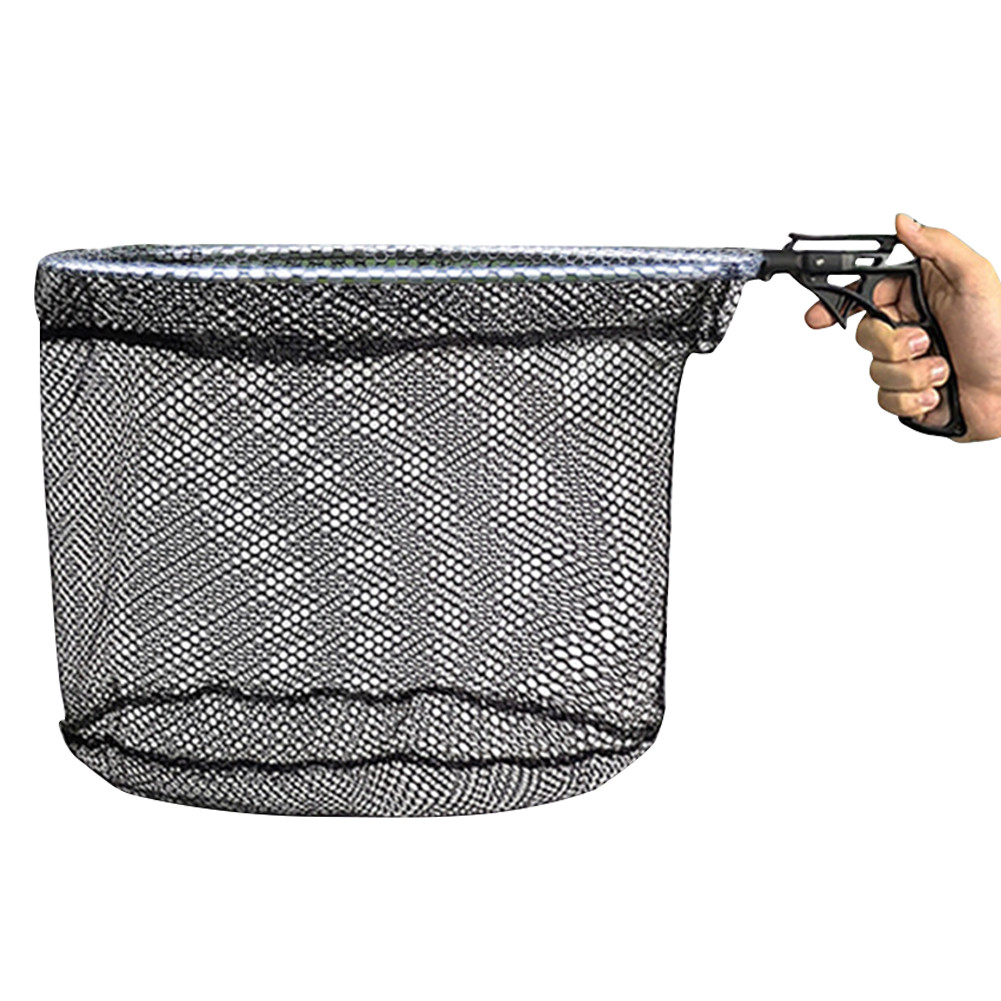 Fishing Net Fish Landing Net Detachable Fish Net Short Handle for Saltwater Pond