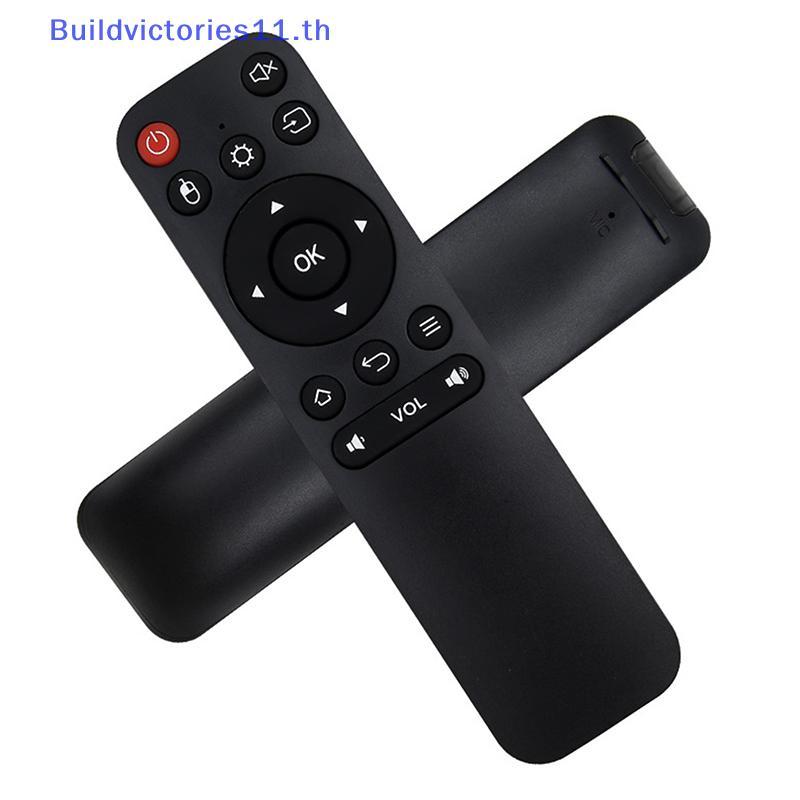 Buildvictories11 สมาร์ททีวีเสียงรีโมทคอนโทรล 2.4GHz รีโมทคอนโทรลไร้สาย USB สําหรับ Android TV กล่อง/
