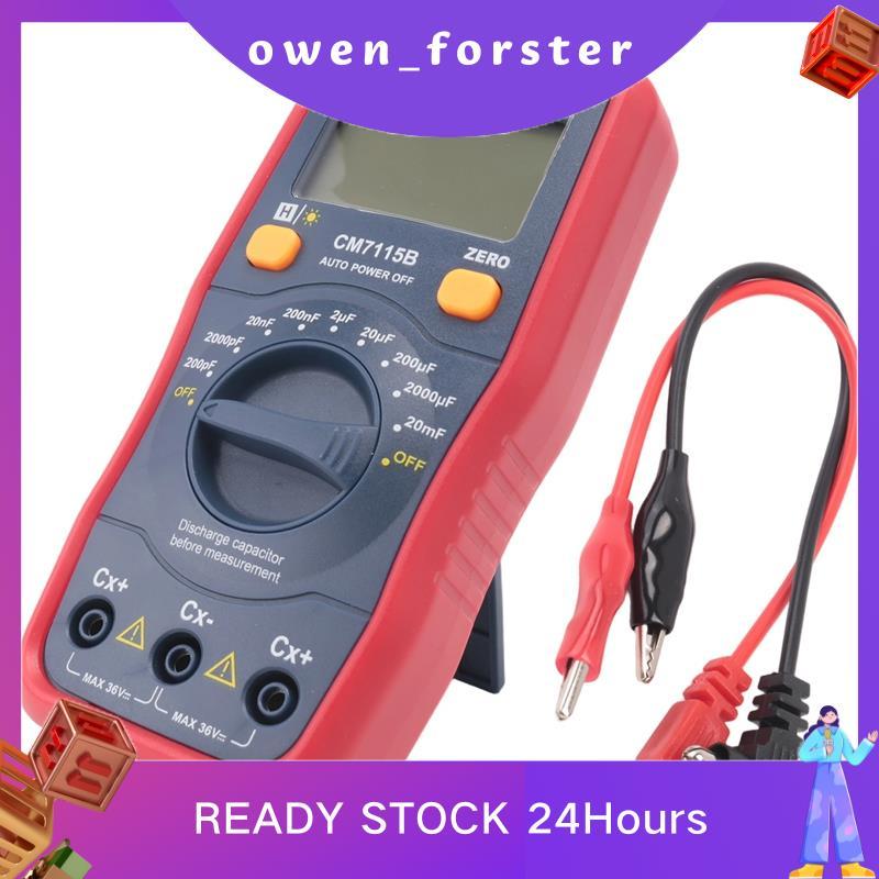 In Stock CM7115B Capacitance Meter มัลติมิเตอร์แบบดิจิตอลจอแสดงผล LCD เครื่องมือวัด,CM-7115A อัพเกรด