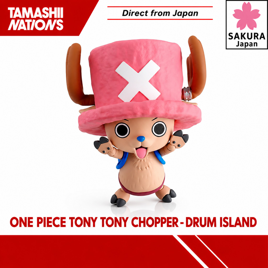 TAMASHII NATIONS S.H. Figuarts ONE PIECE Tony Tony Chopper - Drum Island - approximately 75 mm PVC & ABS painted articulated figure
