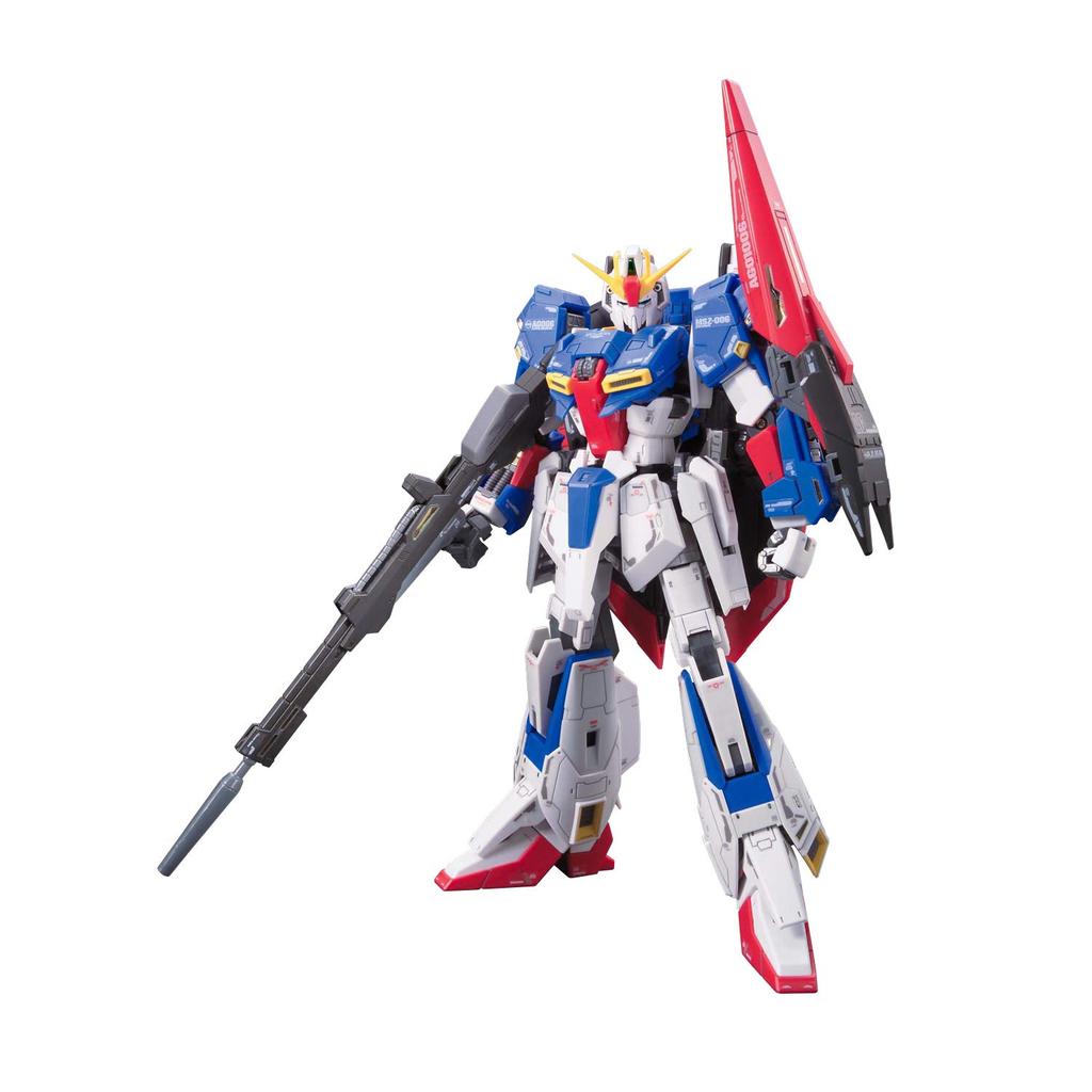 BANDAI SPIRITS RG Mobile Suit Zeta Gundam MSZ-006 Zeta Gundam 1/144 Scale Color-Coded Plastic Model 
