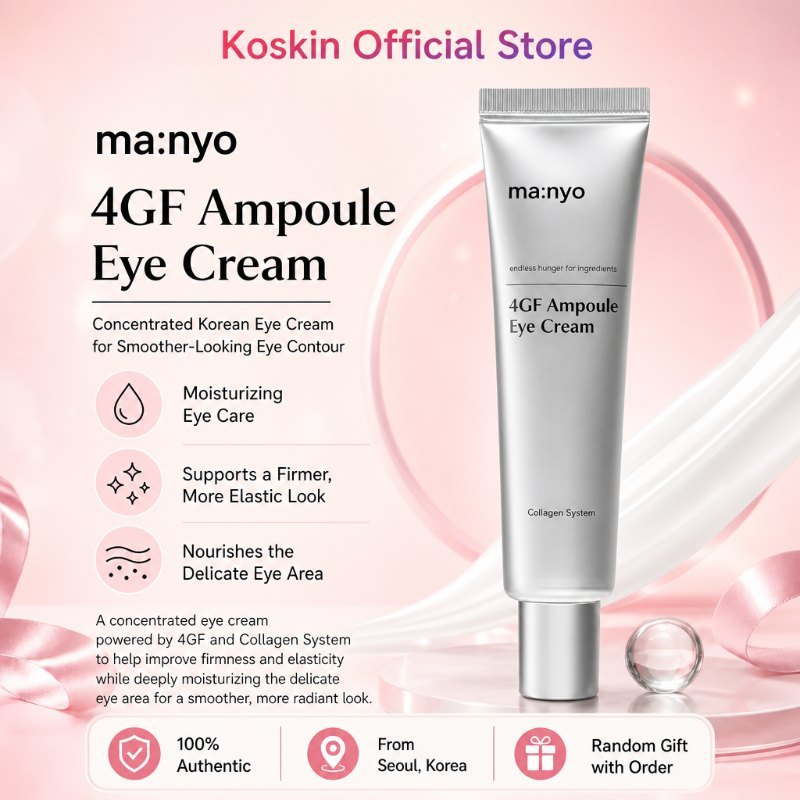 MA:NYO 4GF Ampoule Eye Cream 30ml Concentrated Anti-Aging ริ้วรอยกระชับ Moisturizing Olive Young Bes