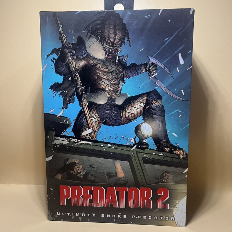 【พร้อมส่ง】NECA feral predator figure avp neca hiya predator wolf แท้ แท้ badlands prey the figure NE