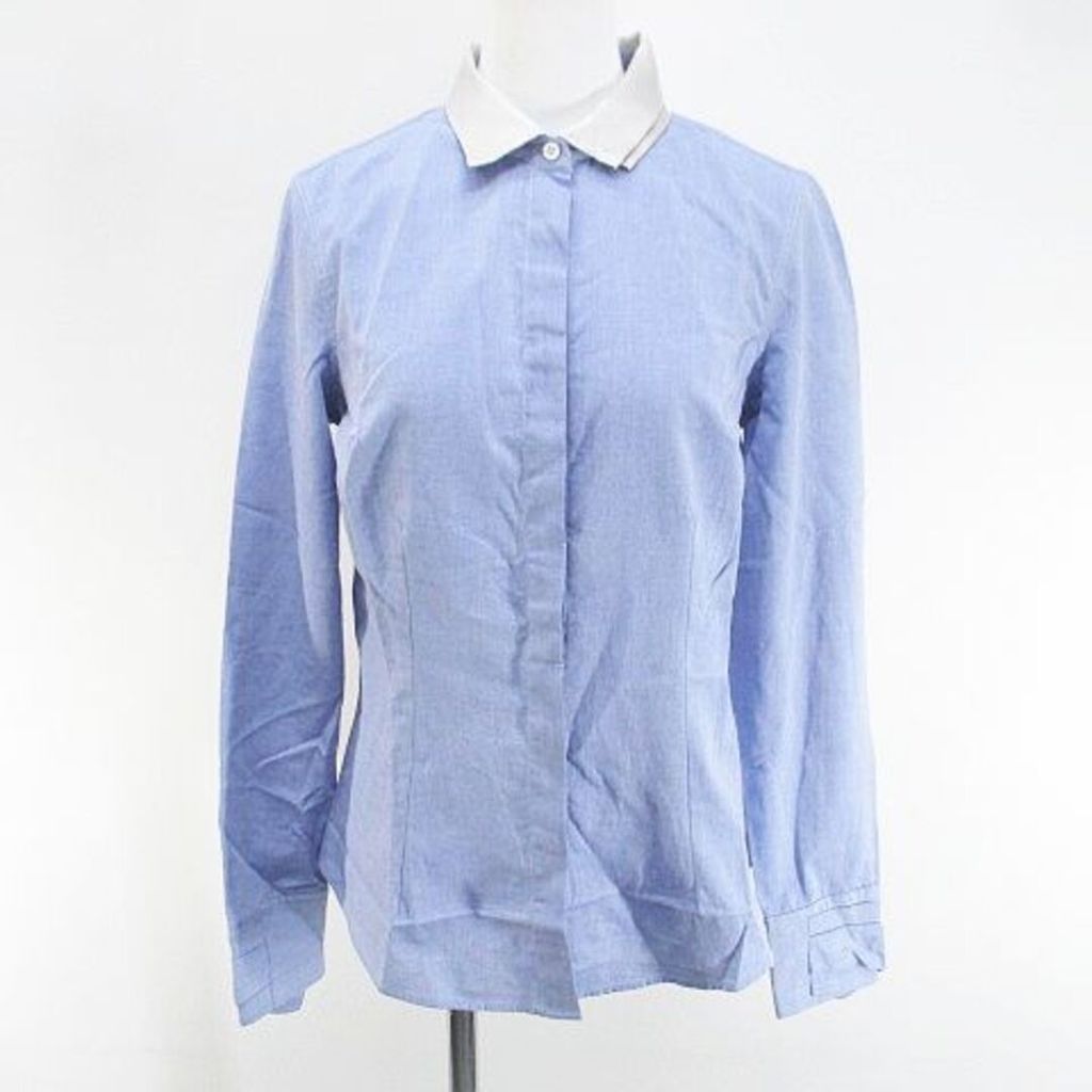 Brunello Cucinelli Blouse Shirt blue Light Long sleeves Direct from Japan Secondhand