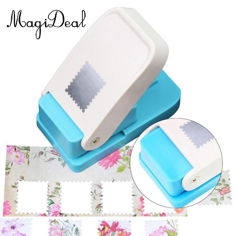 MagiDeal ไปรษณีย์แสตมป์ Punch Lever Action Craft Punch Paper Punch สําหรับการทําการ์ดงานแต่งงาน
